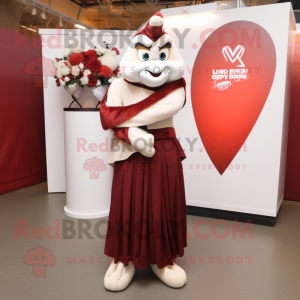 Maroon Arrow Of Love maskot...