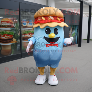  Hamburger maskot kostume...