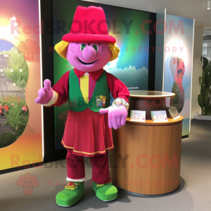Magenta Pot Of Gold maskot...