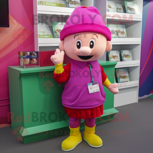 Magenta Pot Of Gold maskot...
