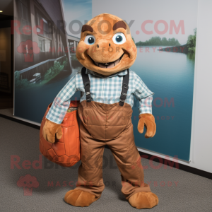 Rust Turtle maskot kostume...