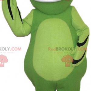 Mascotte de grenouille verte. Costume de grenouille verte -