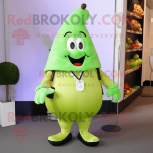 Lime Green Pear mascotte...