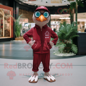 Maroon Albatros mascotte...