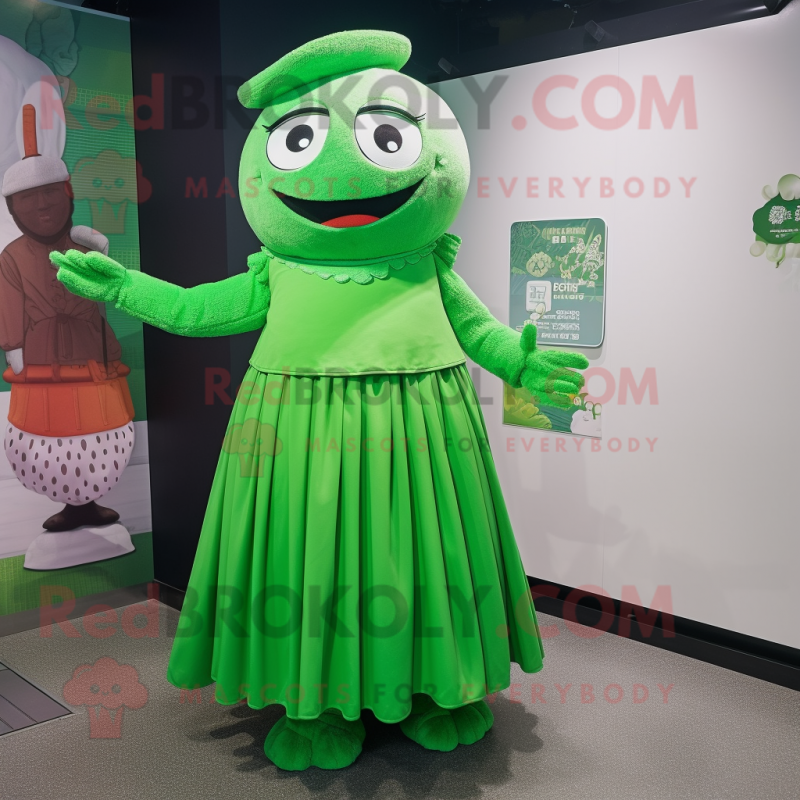 Green Alliance mascot costume character dressed with a Dress and Cummerbunds Green Alliance mascot costume character dressed with a Dress and Cummerbunds
