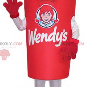 Mascot red and white ice cream - Redbrokoly.com