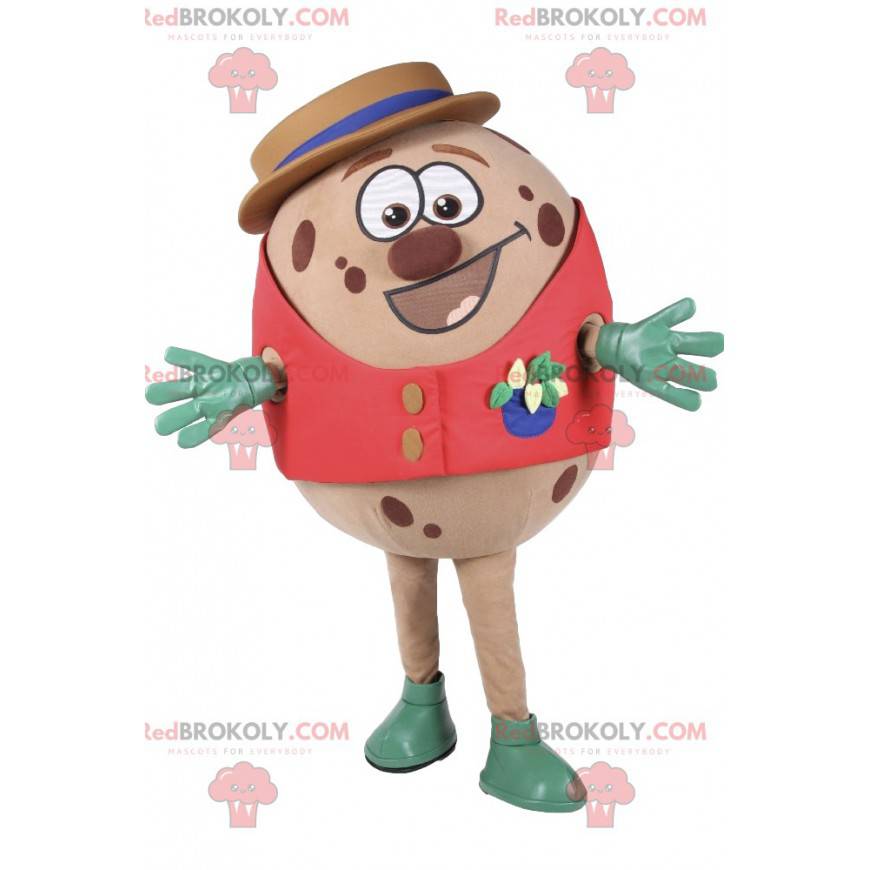 Mascotte de pomme de terre très coquette. - Redbrokoly.com