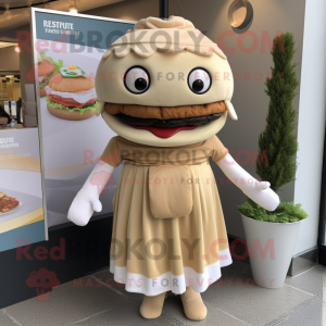 Beige Burgers maskot...