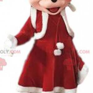 Mascote Minnie, namorada de Mickey "Edição de Natal" -