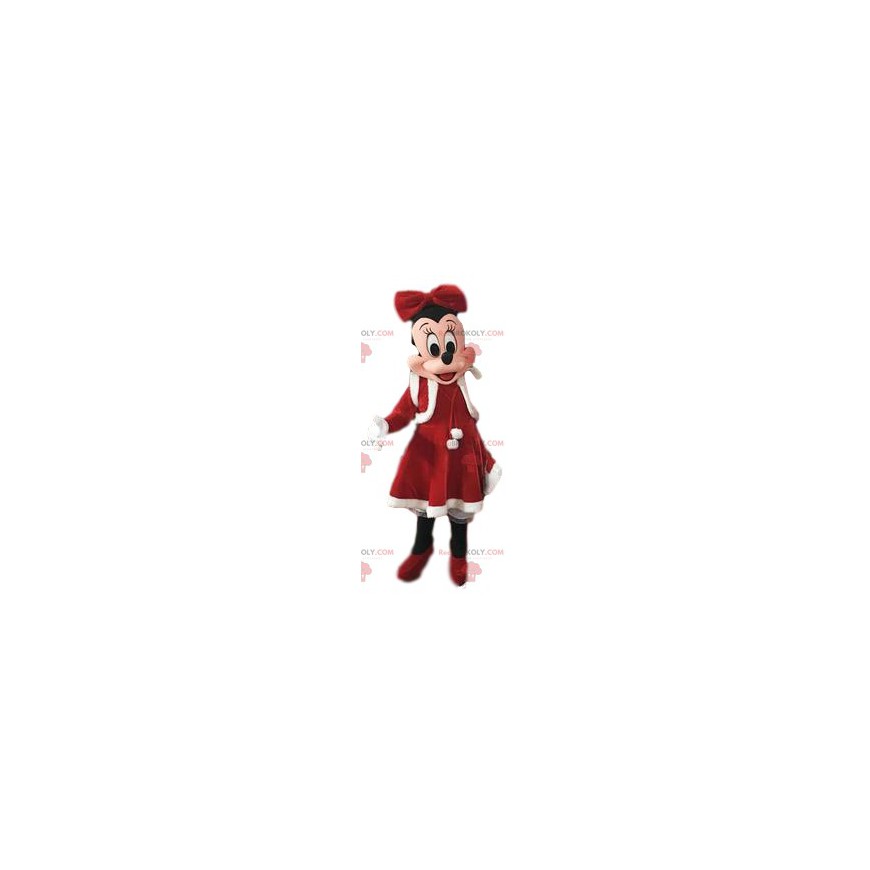 Mascot Minnie, Mickeys kjæreste "Christmas edition" -