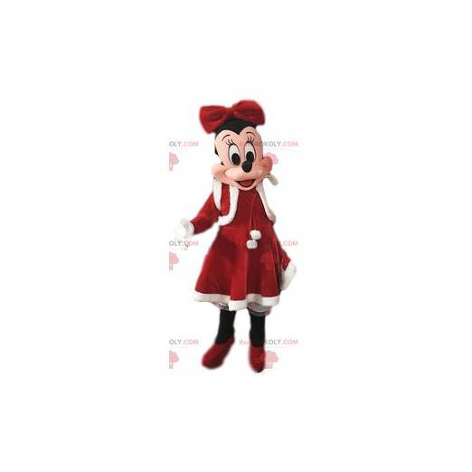 Mascote Minnie, namorada de Mickey "Edição de Natal" -