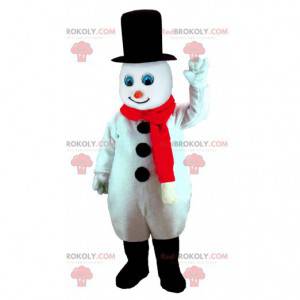 Maskot sněhuláka v životní velikosti - Redbrokoly.com