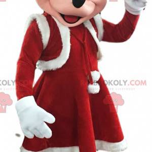 Mascote Minnie, namorada de Mickey "Edição de Natal" -