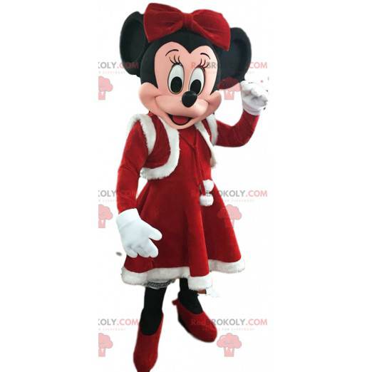 Mascote Minnie, namorada de Mickey "Edição de Natal" -
