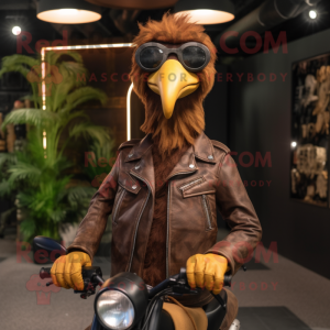 Brun Dodo Bird maskot...