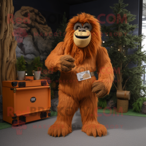 Rust Sasquatch mascotte...