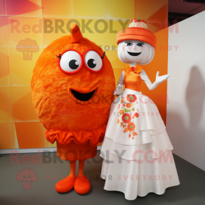 Oranje Jambalaya mascotte...