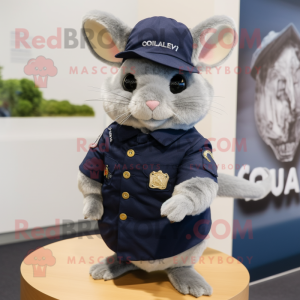 Navy Chinchilla mascotte...