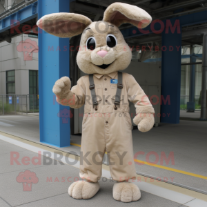 Postava maskota Tan Rabbit...