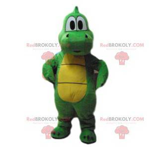 Super cute green crocodile mascot! - Redbrokoly.com