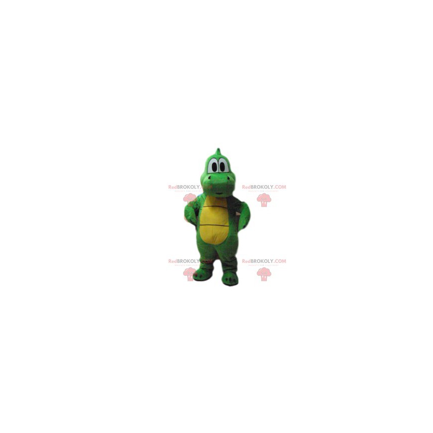 Mascote crocodilo verde super fofo! - Redbrokoly.com