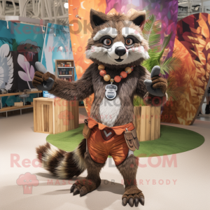 Rust Raccoon personaje...