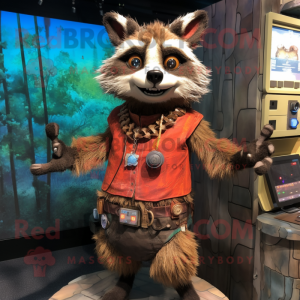 Rust Raccoon personaje...