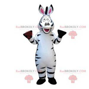 Mascotte zebra super divertente. Costume da zebra -