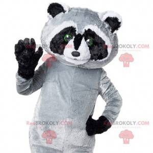 Maskotgrå och svart tvättbjörn för söt - Redbrokoly.com