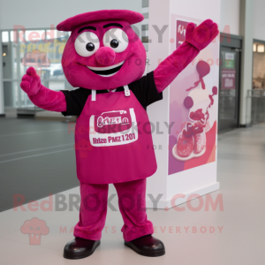 Magenta Pizza mascotte...