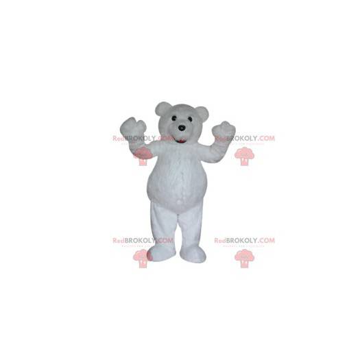 Super berührendes Eisbärenmaskottchen. Eisbär Kostüm -