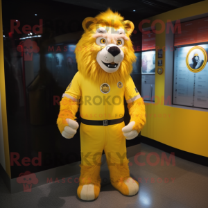 Gul Tamer Lion maskot...