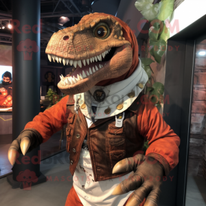 Rust Allosaurus maskot...