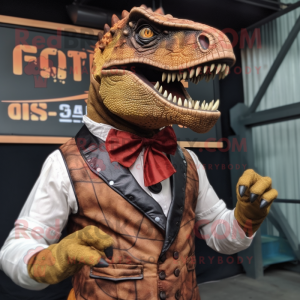 Rust Allosaurus personagem...
