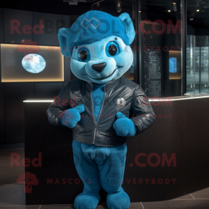 Cyan Ice mascotte kostuum...