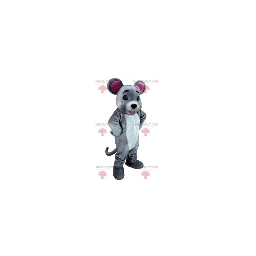 Mascotte topo bianco e grigio. Costume da topo - Redbrokoly.com Mascotte topo bianco e grigio. Costume da topo - Redbrokoly.com