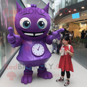 Purple Alliance maskot...