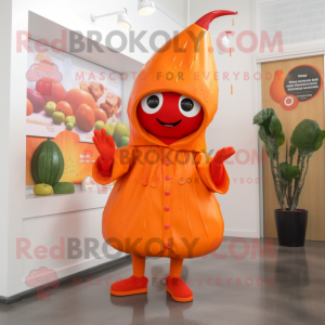 Orange Pepper maskot...