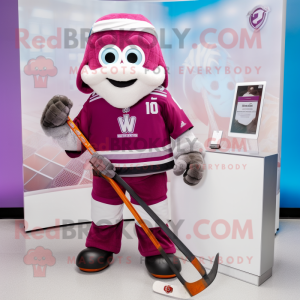 Magenta Ice Hockey Stick...