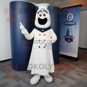 Navy Ghost mascotte kostuum...