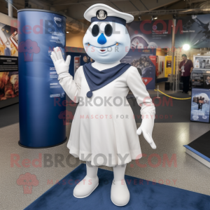 Navy Ghost mascotte kostuum...