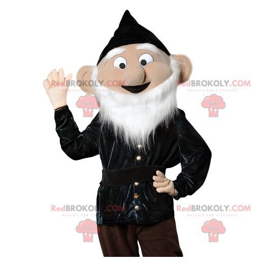 Mascot anciano con una hermosa barba blanca - Redbrokoly.com