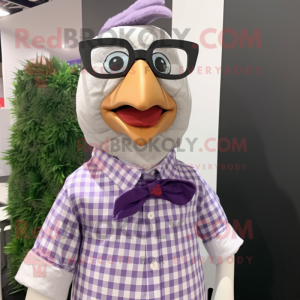 Purple Hens mascotte...