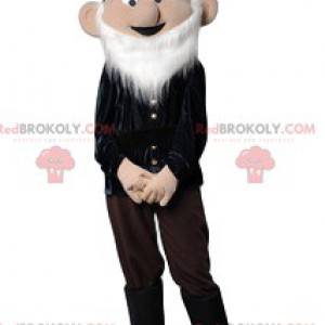 Mascot anciano con una hermosa barba blanca - Redbrokoly.com
