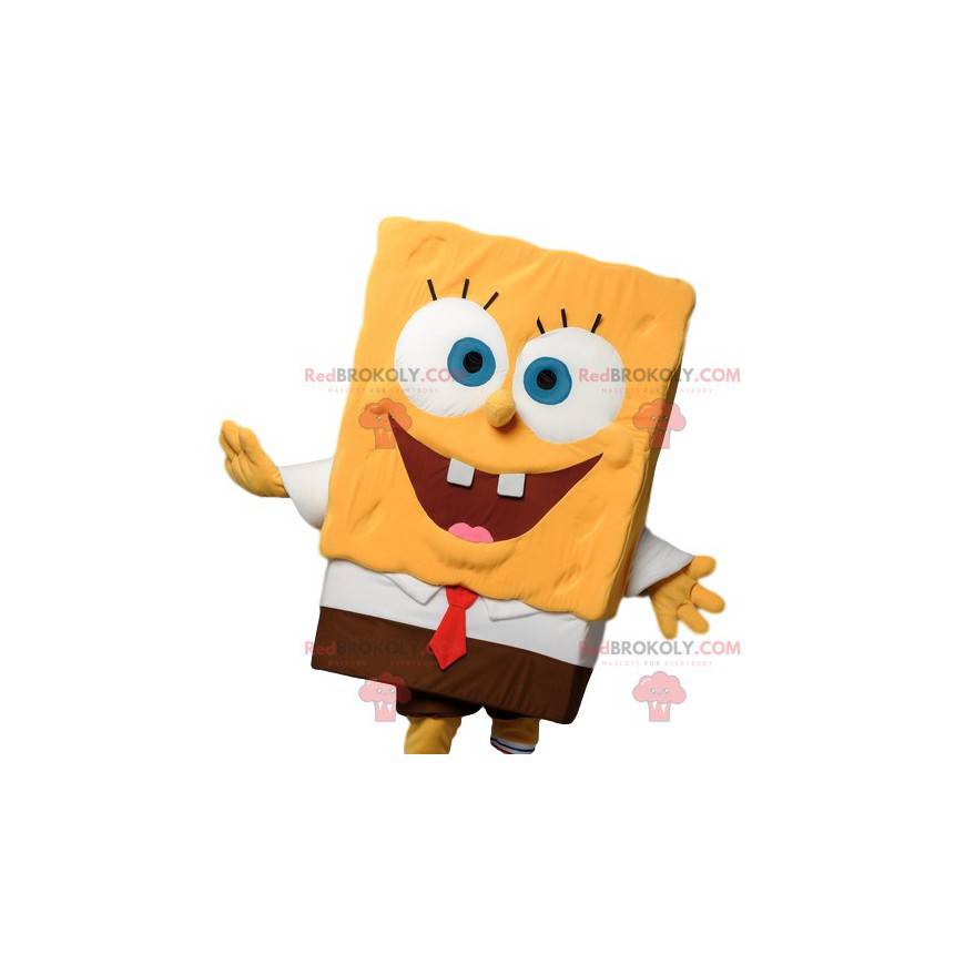Mascotte Spongebob Deluxe costume da adulti spugna gialla copia