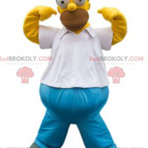 Homer Simpson mascot, the dad of the Simpson family -