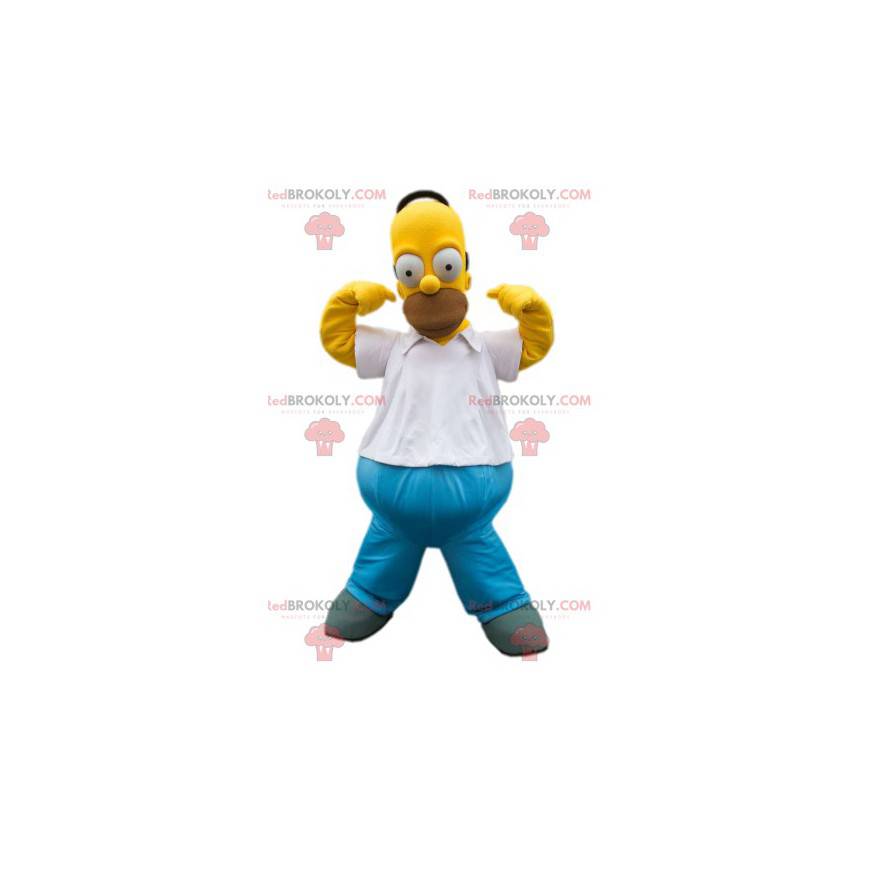 Homer Simpson mascot, the dad of the Simpson family -