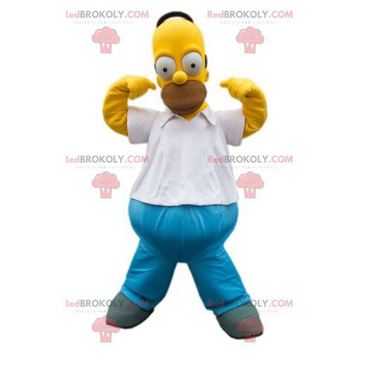 Homer Simpson mascot, the dad of the Simpson family -