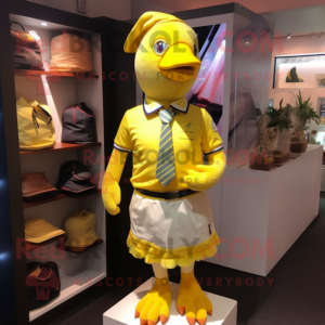 Sitrongule høner maskot...