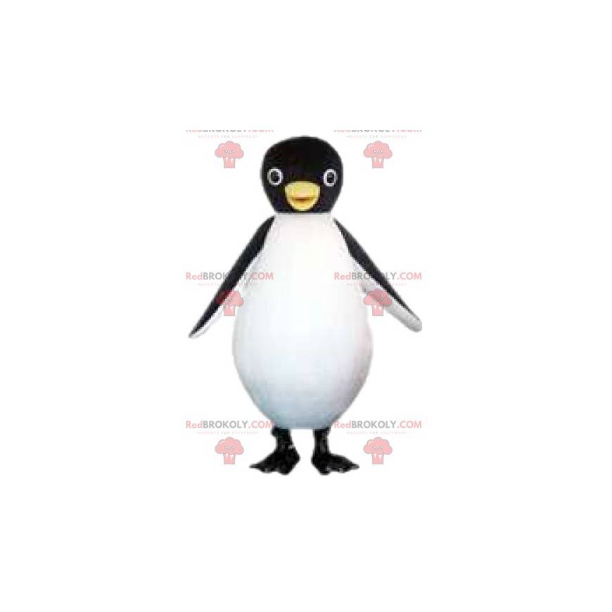Mascota pingüino demasiado linda. Disfraz de pingüino -